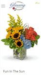 Mobile Screenshot of glassingflorist.com